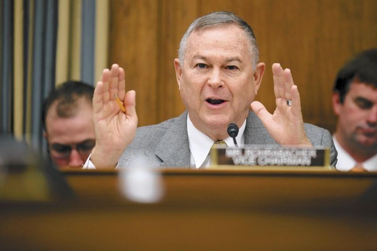 Rep. Dana Rohrabacher (R-Costa Mesa) voted against the budget agreement.