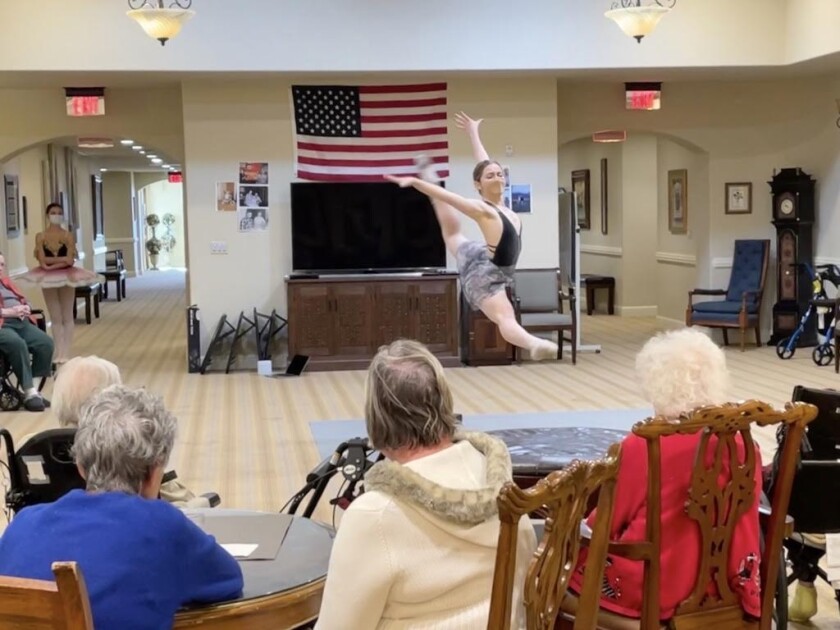 Maddy Goldman performs.
