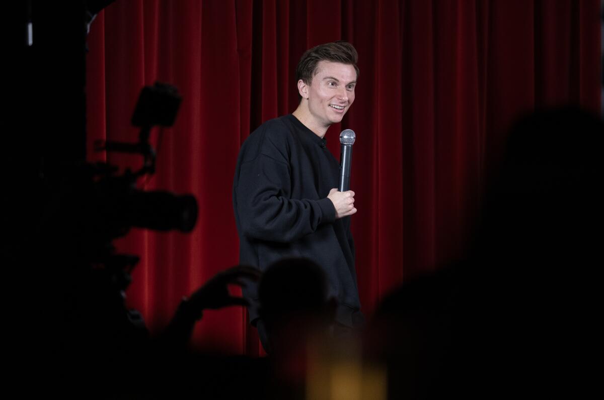 A Q&A with Trevor Wallace at the L.A. Times comedy show