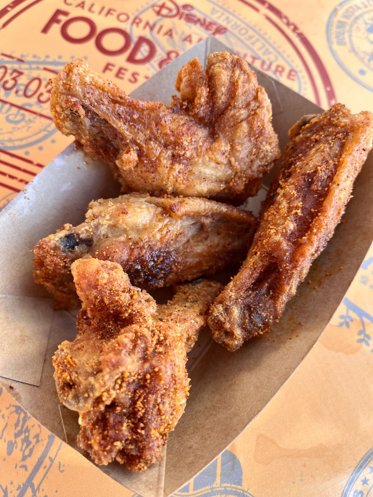 Smoked honey-habanero chicken wings from Cluck-a-Doodle-Moo.