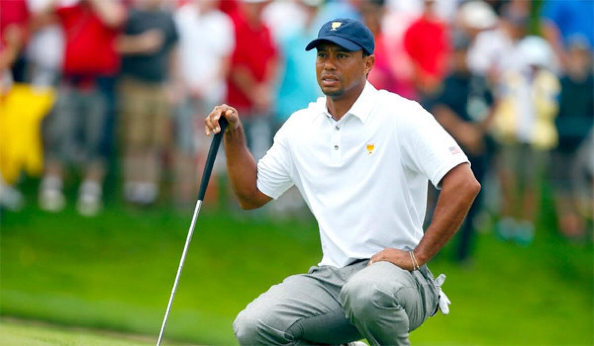 Tiger Woods says the back problems that bothered him during the Presidents Cup have gotten better after taking a week off to rest and recuperate after the tournament.