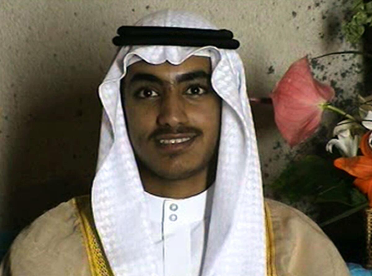 Hamza bin Laden, son of the late Al Qaeda leader Osama bin Laden