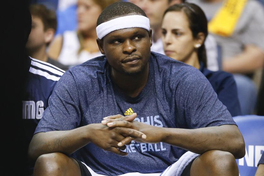 Memphis Grizzlies power forward Zach Randolph was a minus-25 when playing in Game 6 against the Oklahoma City Thunder on Thursday night.