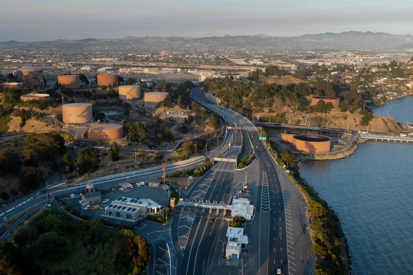 In this aerial view, part of the Chevron refinery is seen in Richmond on June 18.