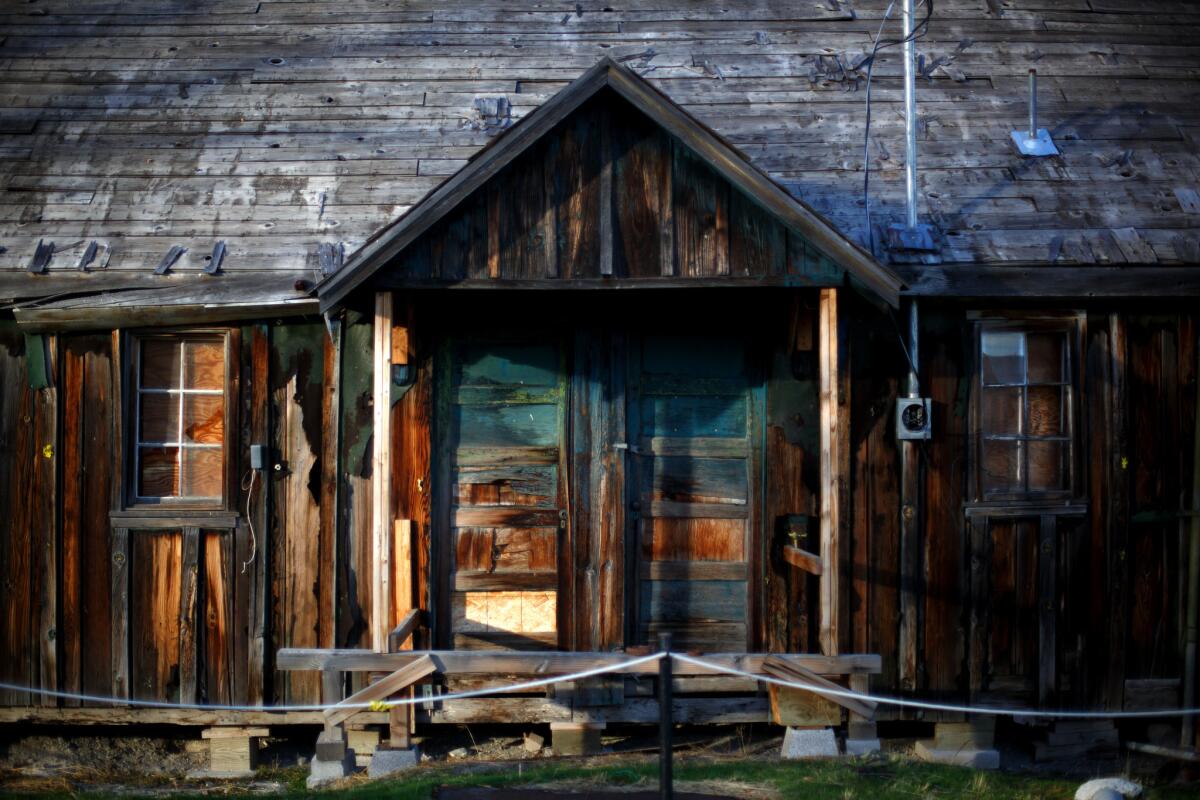 The kitchen/mess hall building at Camp Tulelake. (Gary Coronado / Los Angeles Times)