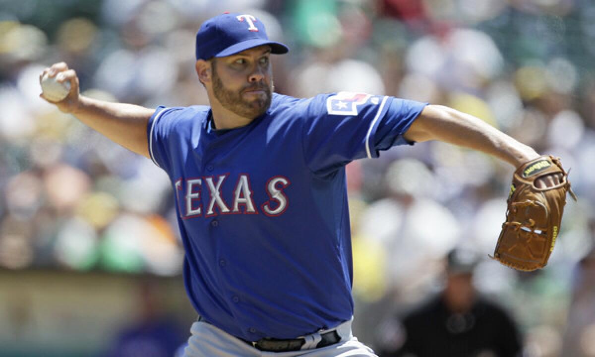 Texas Rangers pitcher Colby Lewis hasn't pitched since 2012 because of lingering hip pain.