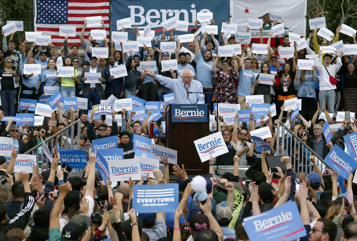 Bernie Sanders in L.A.