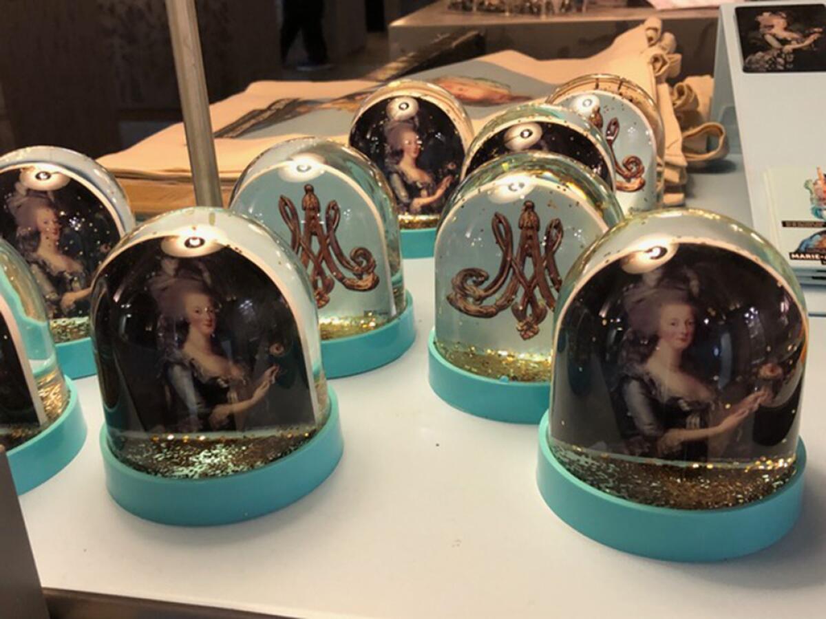 Marie Antoinette snow globes