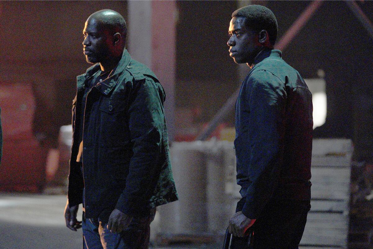 Kwame Patterson and Damson Idris in "Snowfall" on Fx.
