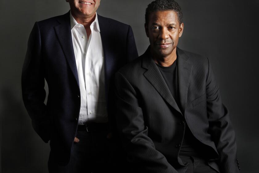 Director Robert Zemeckis and Denzel Washington worked together on the new movie "Flight."