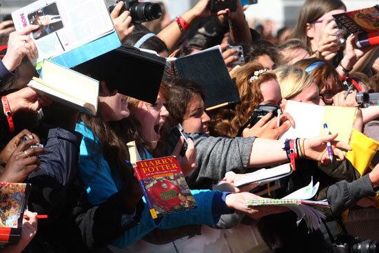 Fans await the premiere of 'Harry Potter and the Deathly Hallows: Part 2'