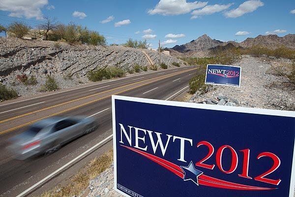 Newt Gingrich signs