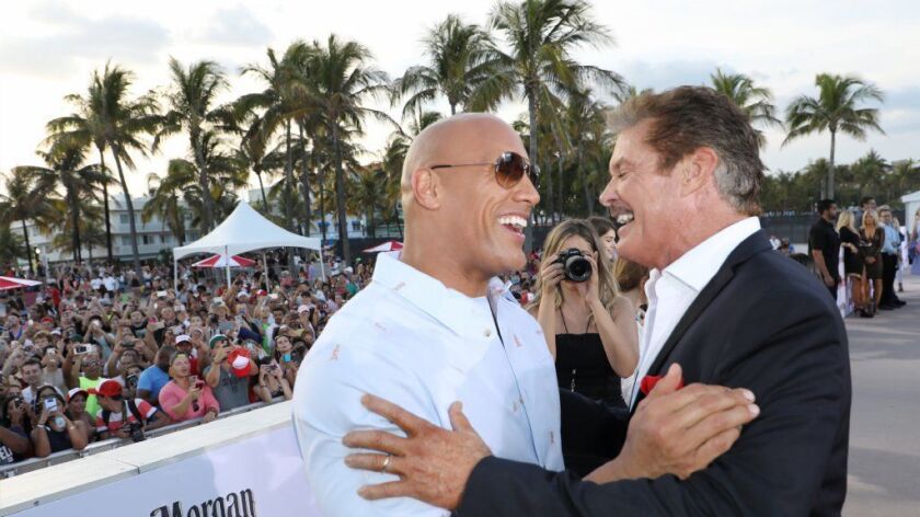 The Hoff Endures Behind The Scenes With David Hasselhoff As He Encounters The New Baywatch Crew Los Angeles Times