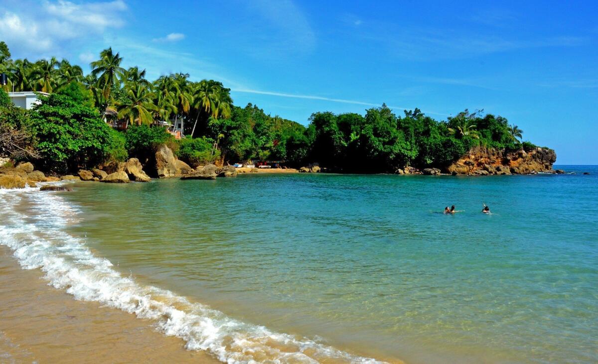 A beach near the town of Jacmel. Often forgotten, but true nonetheless, Haiti is a Caribbean country, with beautiful beaches and warm water.