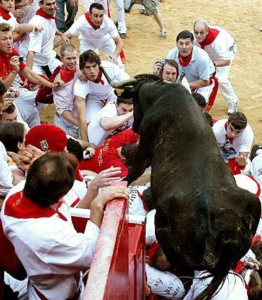 Running of the Bulls, Pamplona, Spain