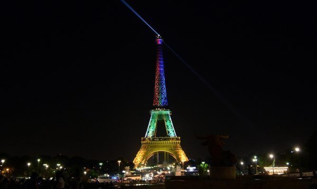 Iranian dissidents hold an annual rally in Paris calling for democracy in their homeland. San Diego Mayor Bob Filner is being criticized for his attendance and for how his expenses were paid. Above, the Eiffel Tower.