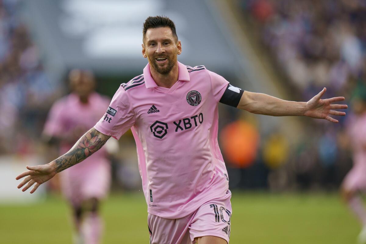 El argentino Lionel Messi, del I 