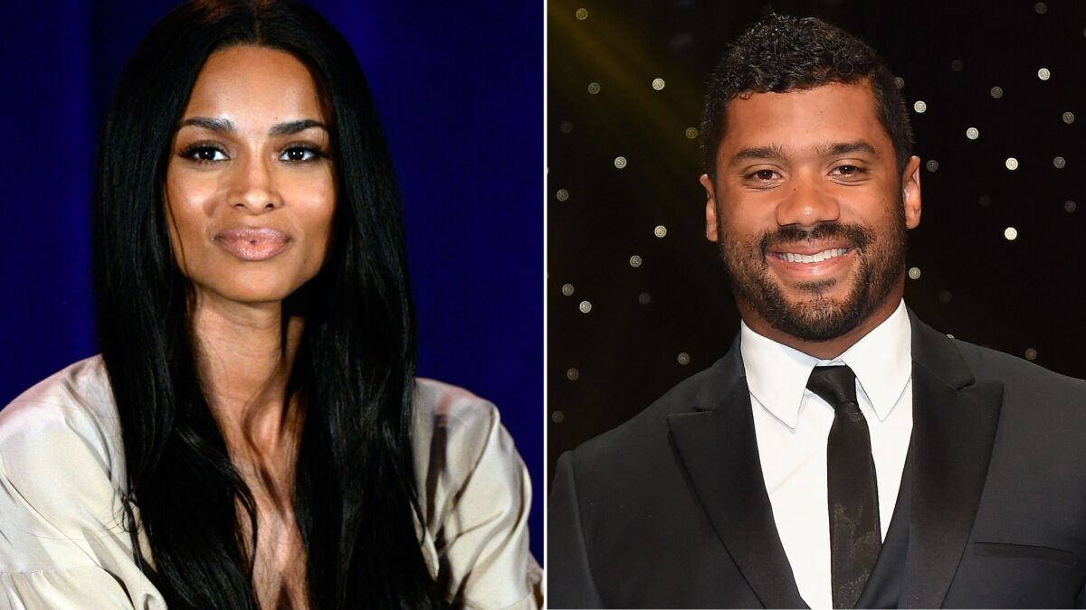 Ciara and Russell Wilson may be an item, but he says his grandmother is his White House Correspondents Dinner date, not the R&B singer.