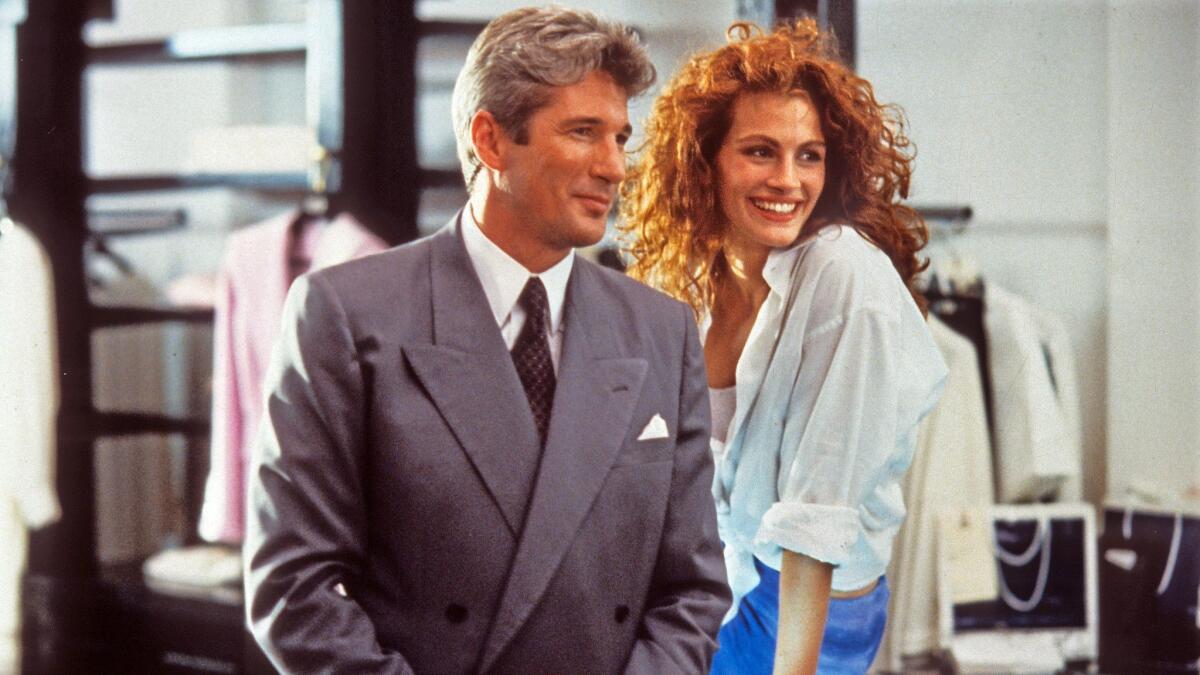 Richard Gere and Julia Roberts in a scene from the 1990 film "Pretty Woman."