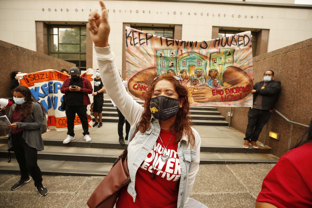 L.A. protections after end of California eviction moratorium - Los Angeles Times
