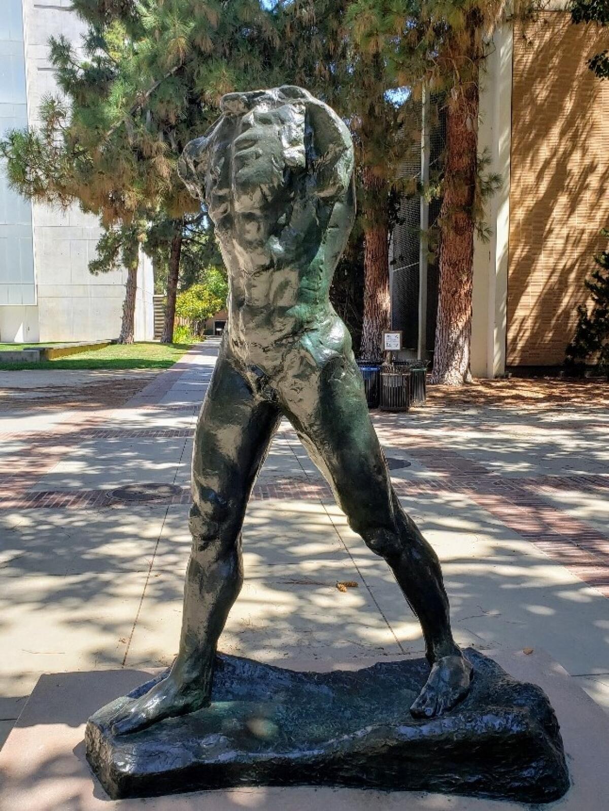 Auguste Rodin, "Walking Man," 1905, bronze.