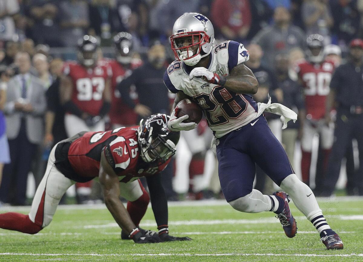 Super Bowl notes: James White has huge game - Los Angeles Times