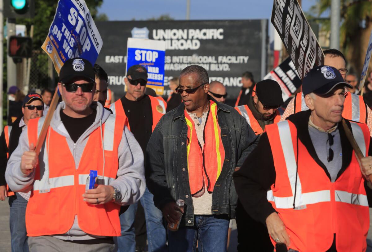 Independent truck drivers participated in a port-focused strike in November.