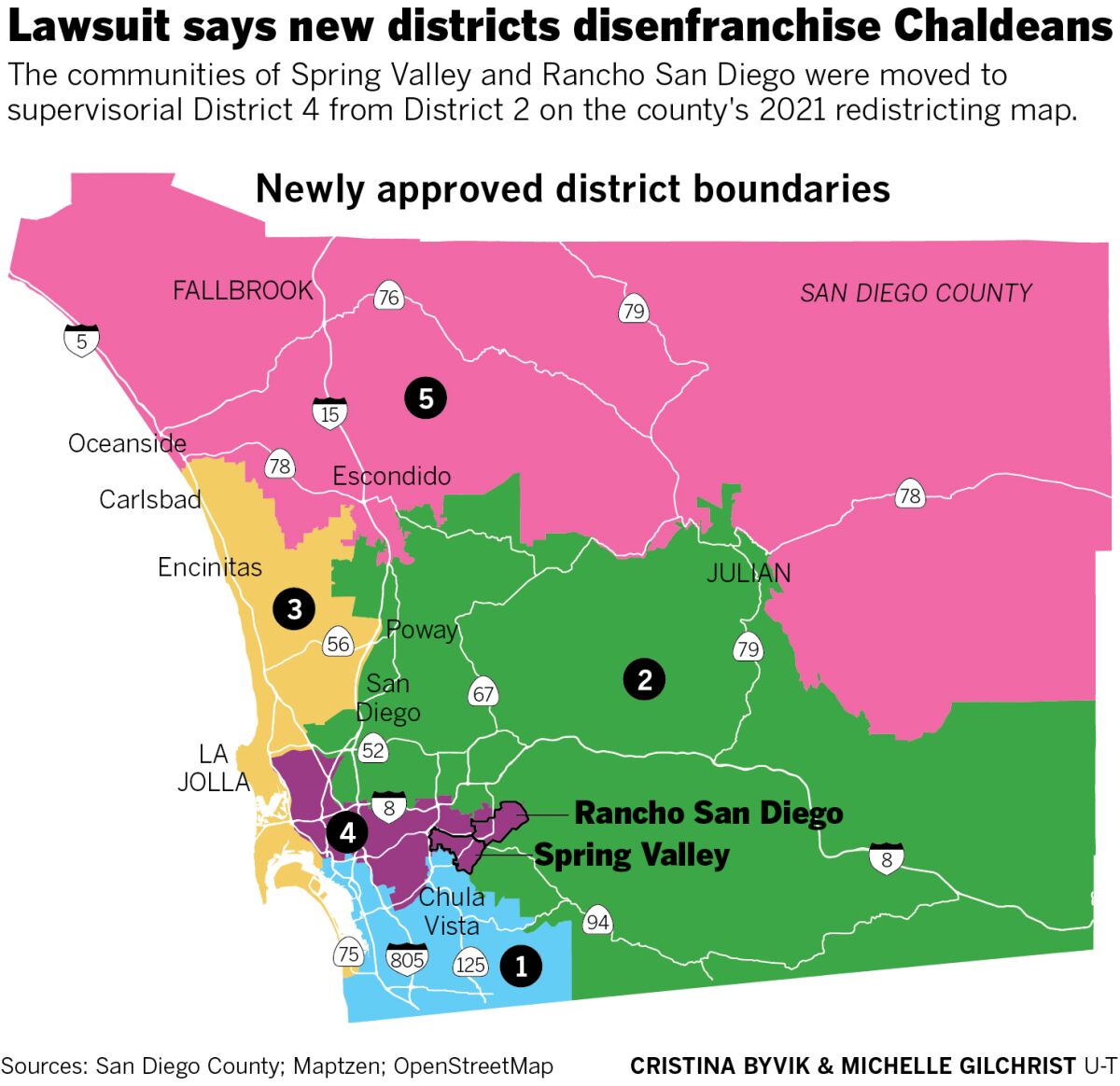 Lawsuit says new districts disenfranchise Chaldeans