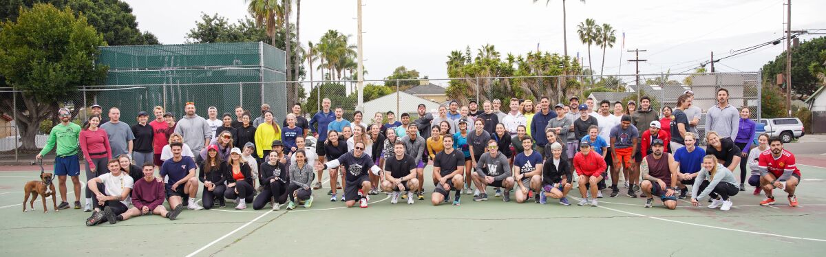The Pacific Beach Run Club has grown from three participants to more than 140 since its founding in October 2020.