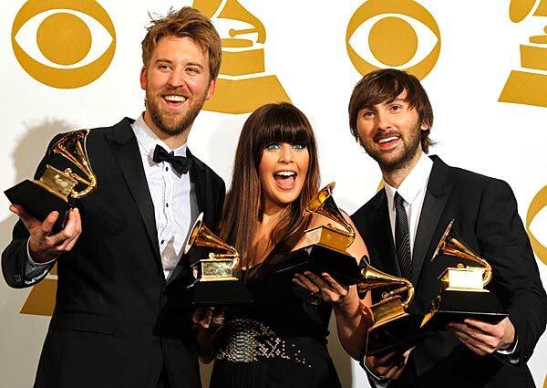Lady Antebellum won record of the year and best country album, among other awards.
