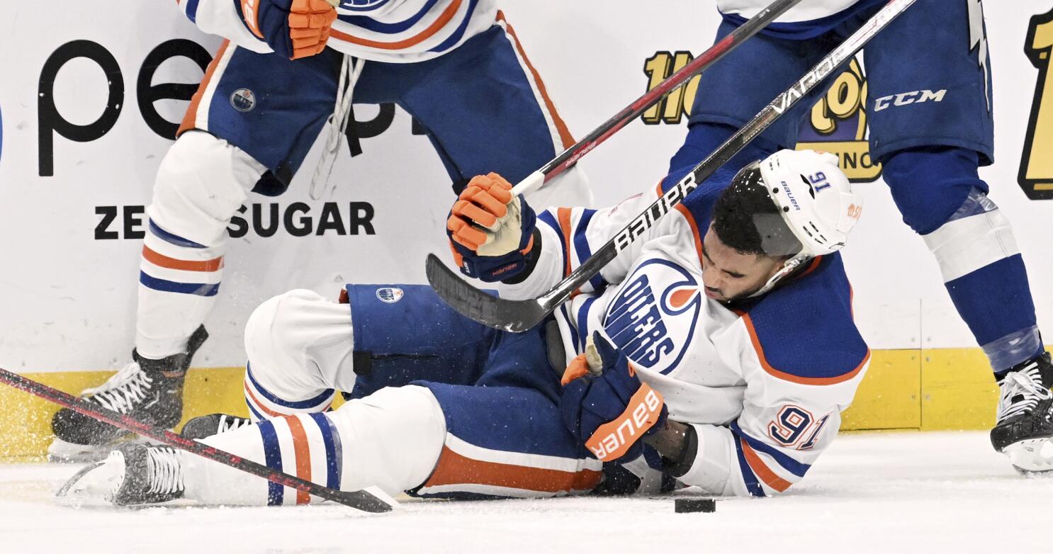 Oilers announce Evander Kane will miss months after scary wrist