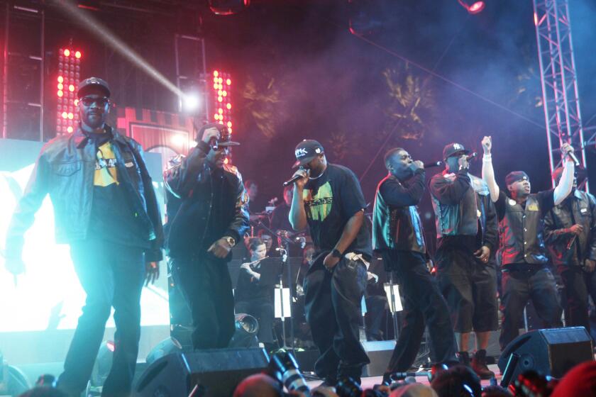 A single by Wu-Tang Clan, here at the 2013 Coachella Valley Music and Arts Festival in Indio, earned snarks from member Raekwon.