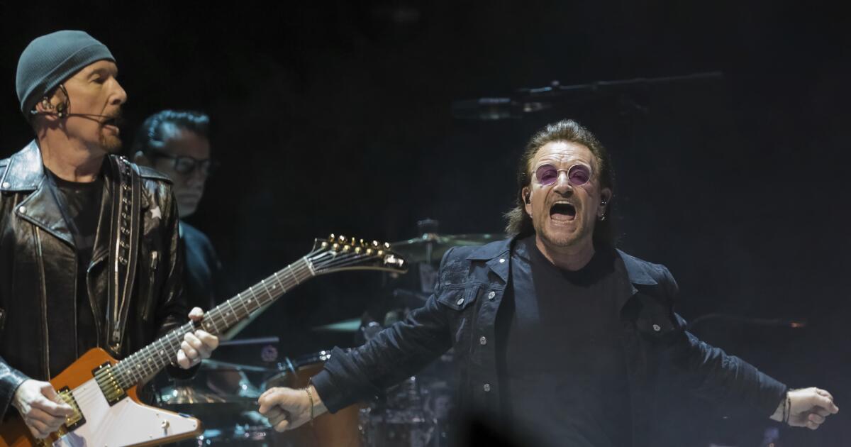 Why U2 will perform Las Vegas shows without Larry Mullen Jr. - Los ...