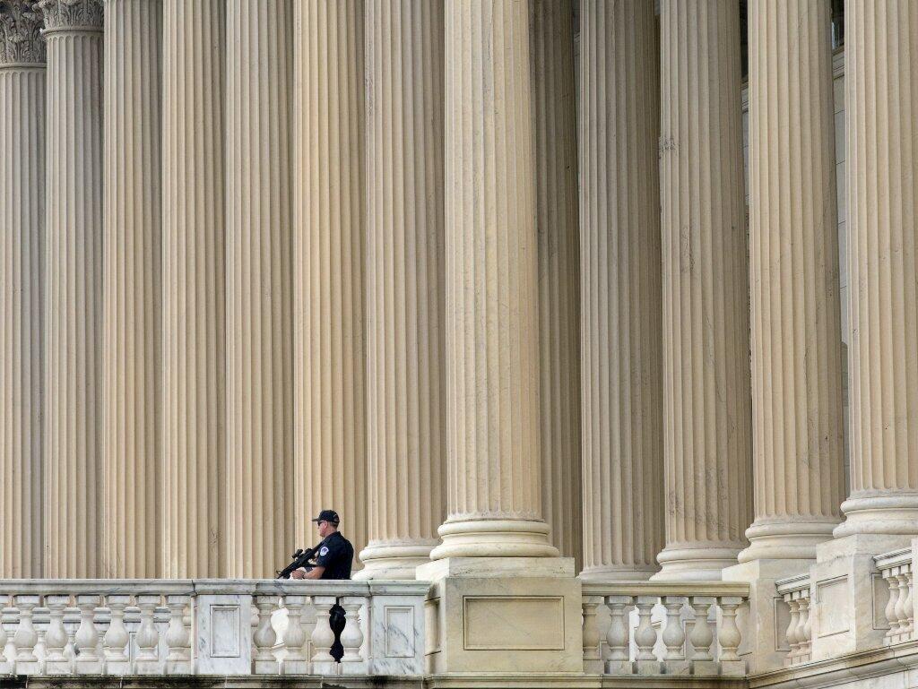 Keeping an eye out at the Capitol