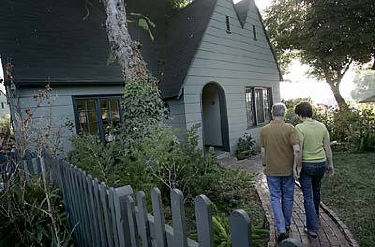 Paul and Dete Meserves home is one of 42 California bungalow-style houses built between 1911 and 1926.