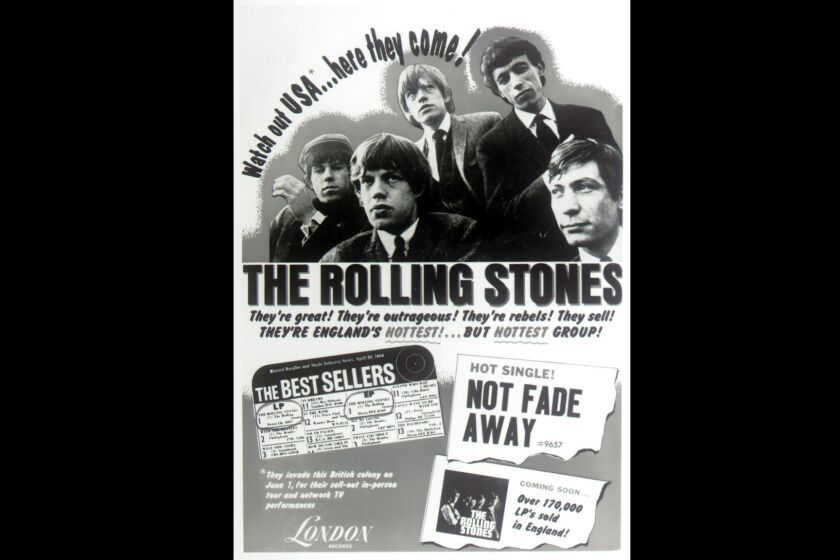A Rolling Stones ad from May 1964.