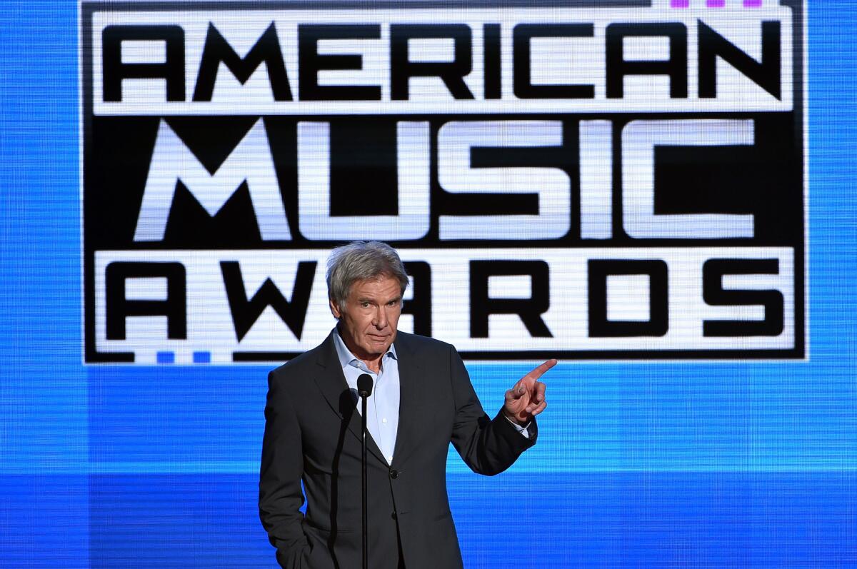 Actor Harrison Ford introduces a "Star Wars"-centric performance.