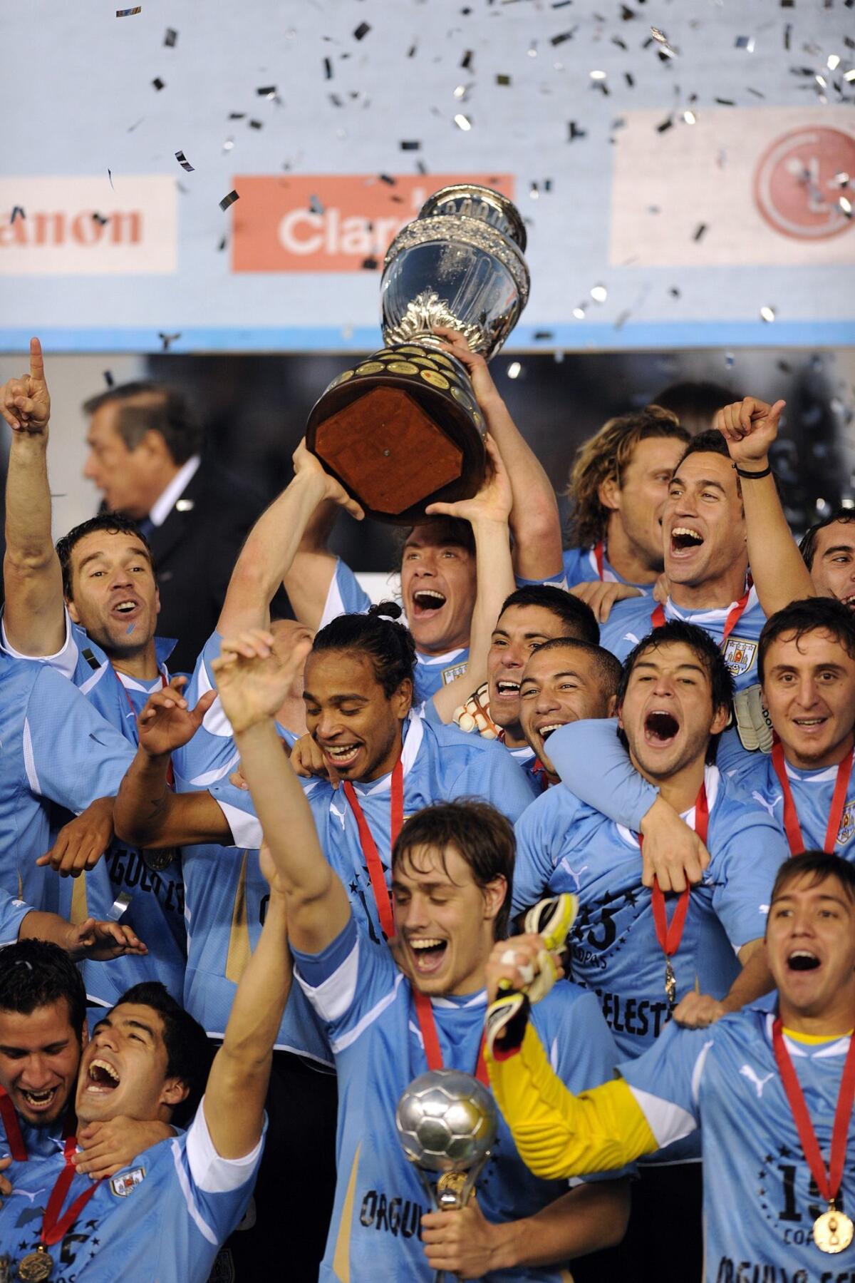 Uruguay espera celebrar un nuevo título de la Copa América, tal como lo hizo en el 2011.