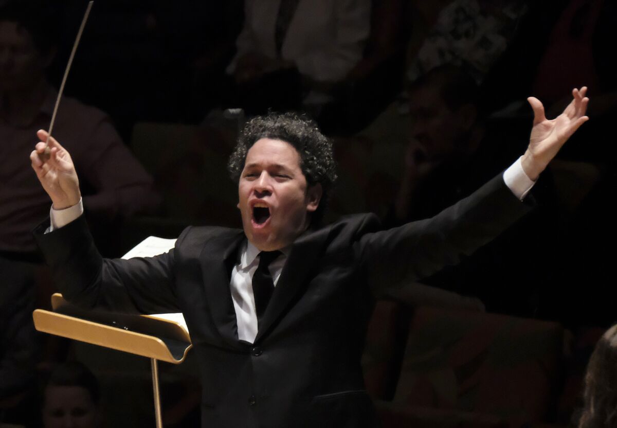 Gustavo Dudamel conducts the LA Phil in May.