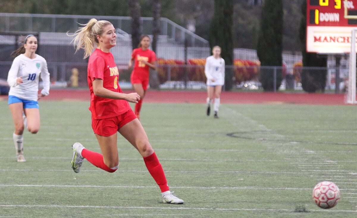 Senior Kelsey Branson has scored 21 goals in Cathedral's first 15 games.