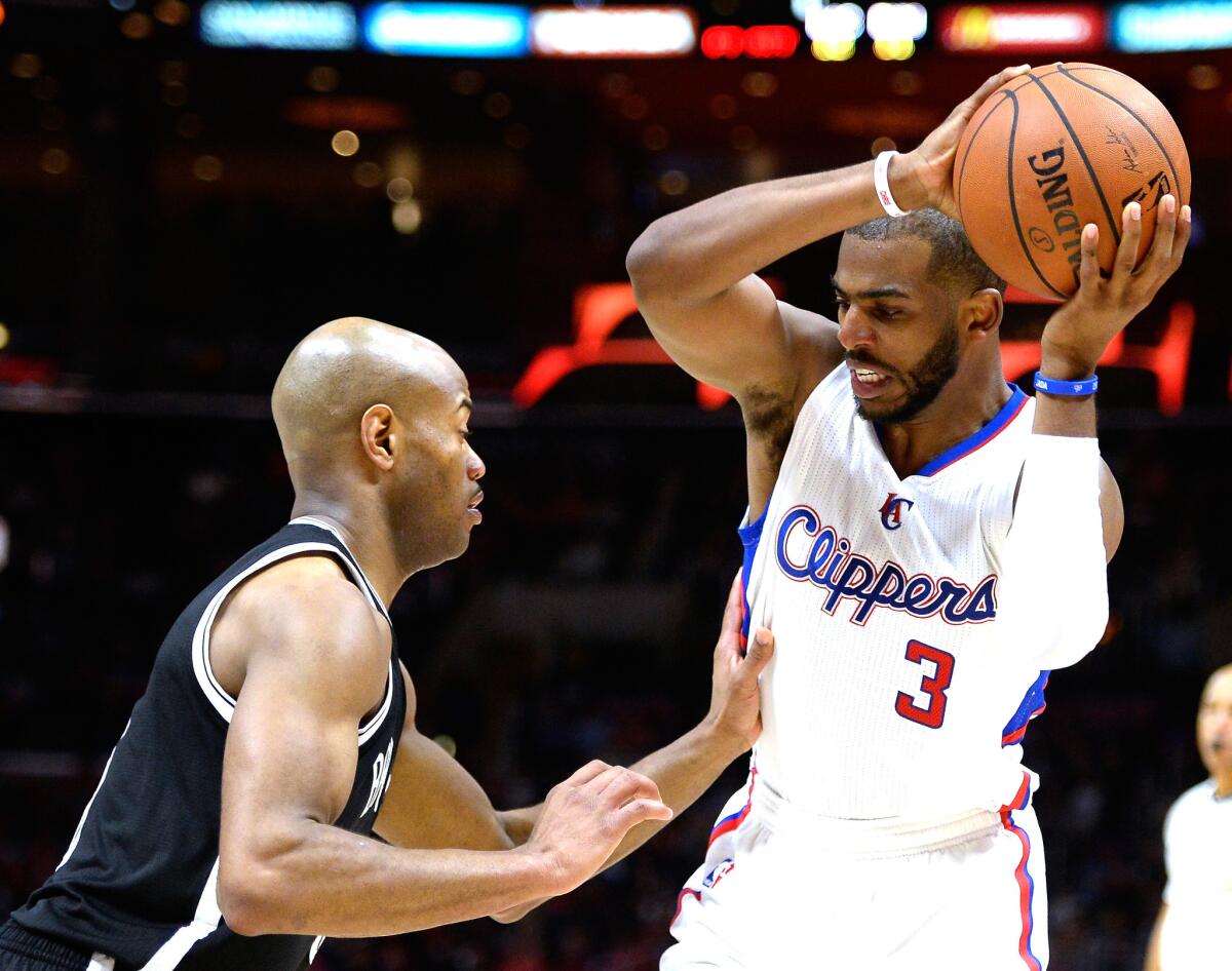 Chris Paul, guarded by Brooklyn's Jarrett Jack, became one of three players in NBA history to finish with 17 assists in less than 25 minutes on Thursday night.
