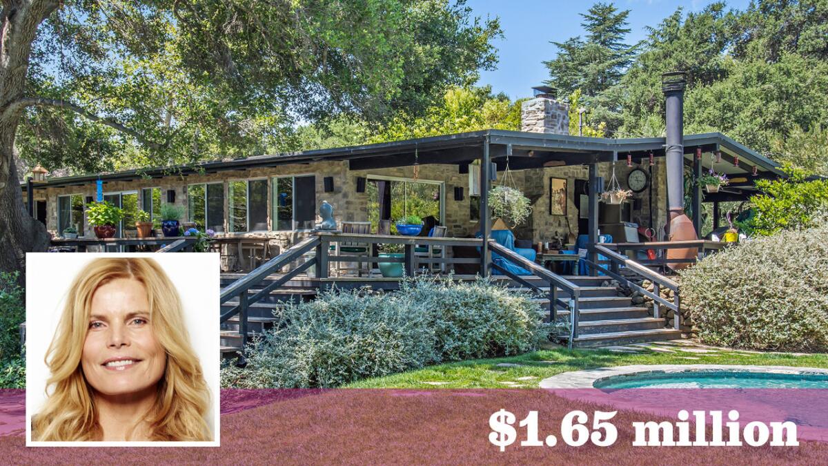 Actress, author and adventurist Mariel Hemingway has sold her park-like home near Calabasas for $1.65 million.