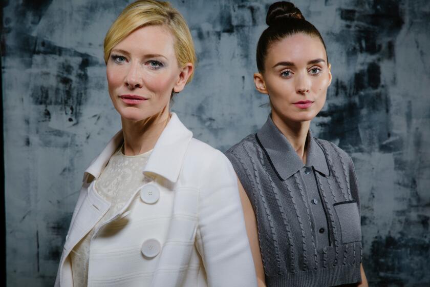 Cate Blanchett and Rooney Mara star in the Oscar-nominated film "Carol." Delta Air Lines showed an edited version of the film on its planes, sparking charges of homophobia.