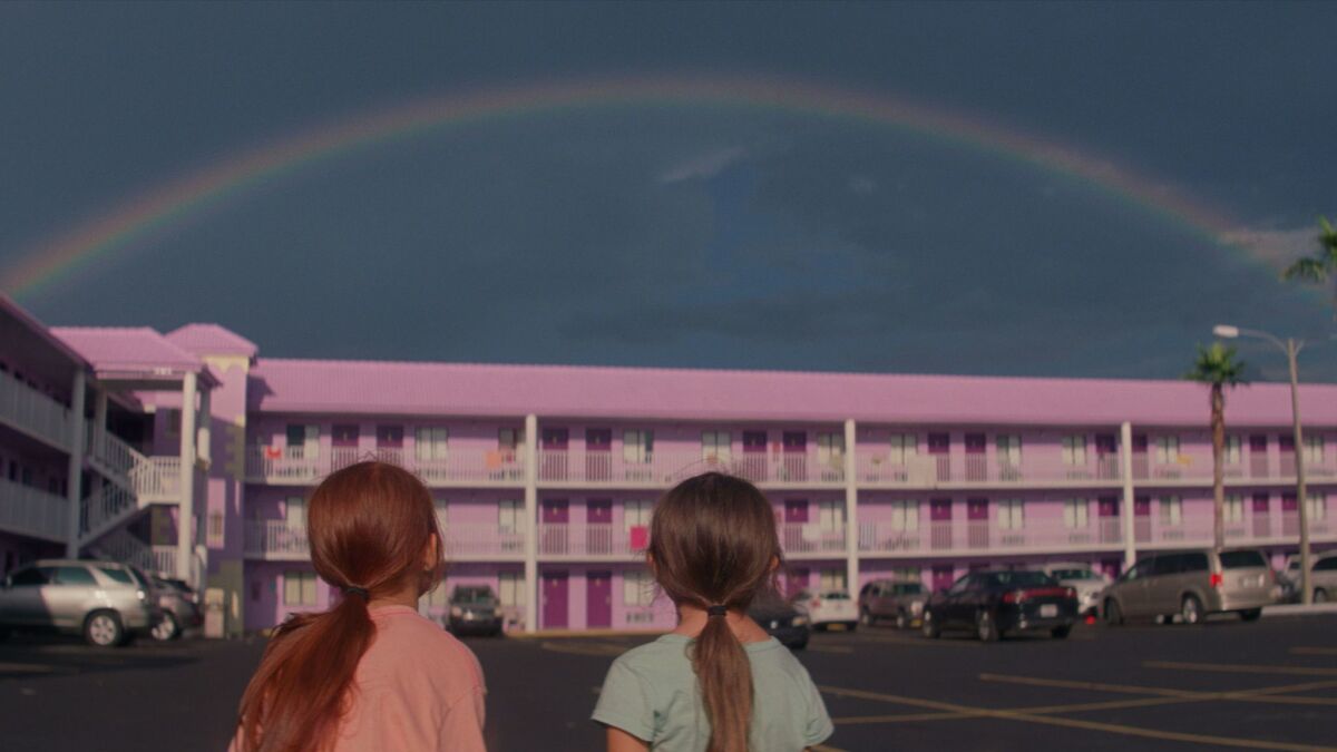 Brooklynn Prince and Valeria Cotto in "The Florida Project."