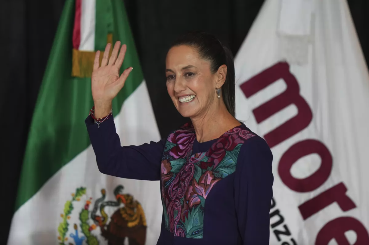 Claudia Sheinbaum hace historia y es elegida como la primera presidenta de México - Los Angeles Times