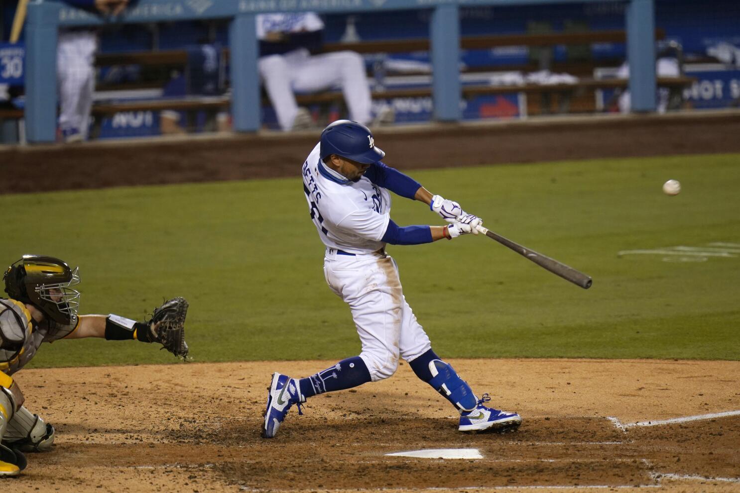 Mookie Betts homers twice with LeBron James watching as Dodgers