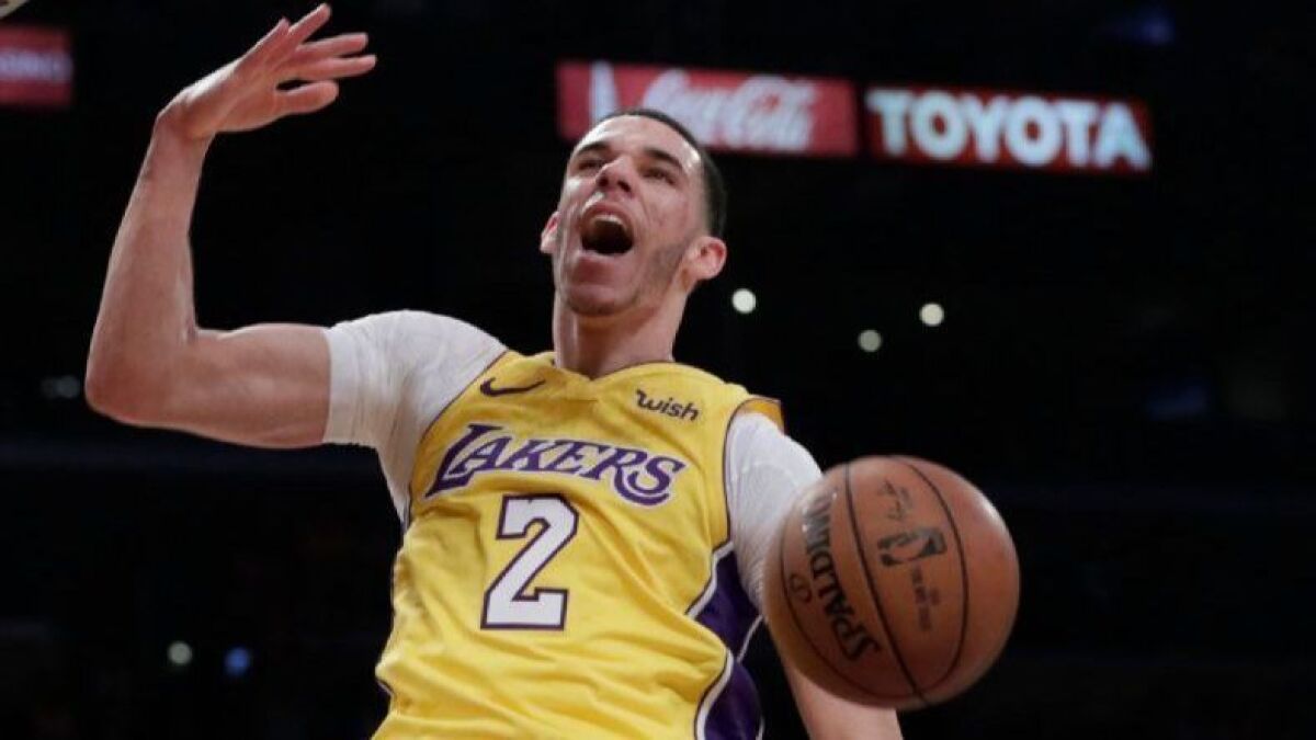 Lakers rookie guard Lonzo Ball has paid $1.625 million for a condominium at the Ritz-Carlton Residences at L.A. Live.