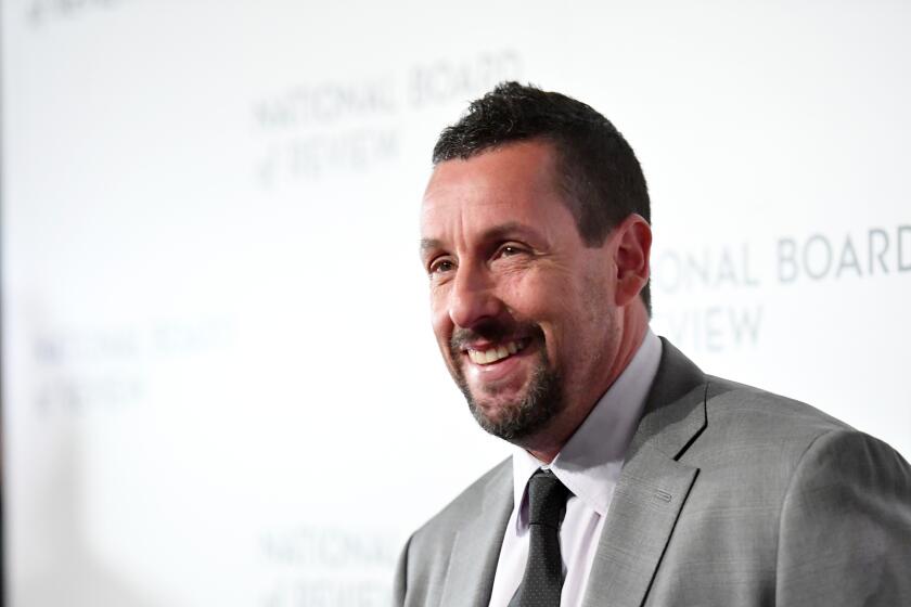 NEW YORK, NEW YORK - JANUARY 08: (L-R) Actor Adam Sandler attends the 2020 National Board Of Review Gala on January 08, 2020 in New York City. (Photo by Mike Coppola/FilmMagic)
