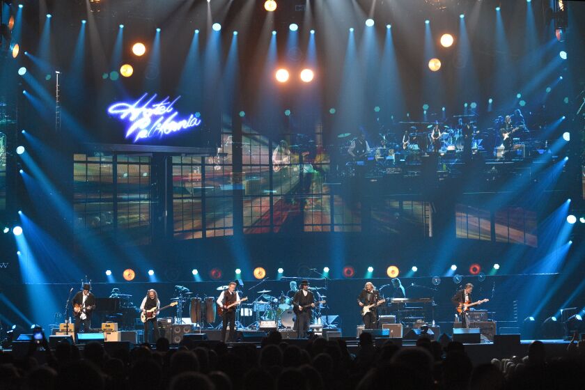 The Eagles perform at MGM Grand Garden Arena in 2019 in Las Vegas. 