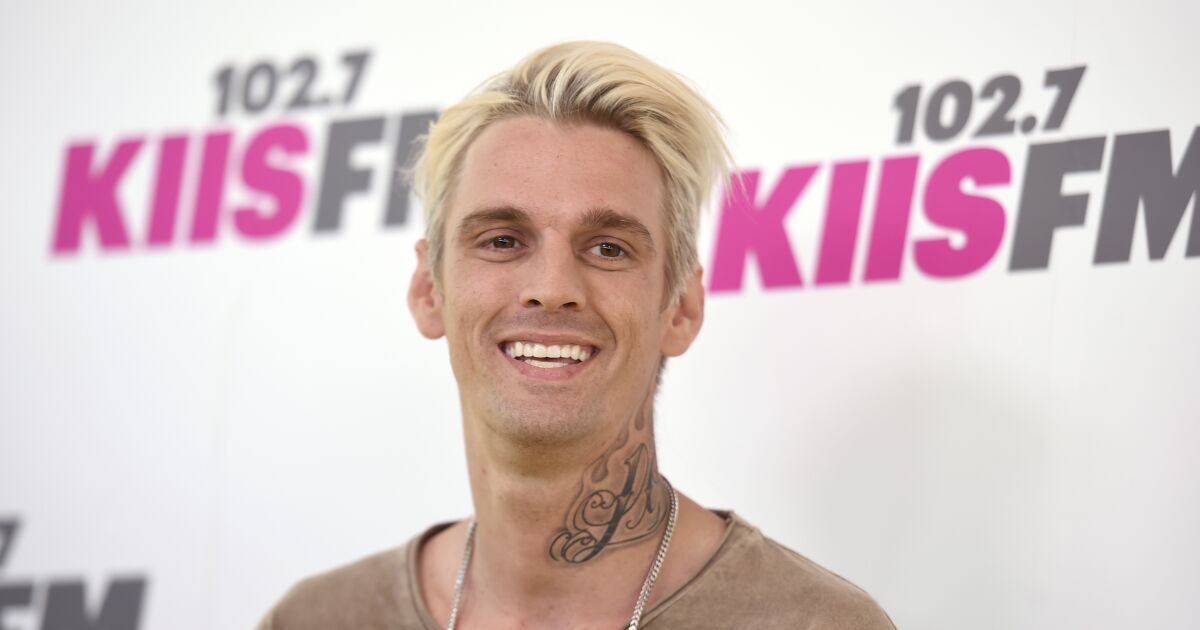 Singer Aaron Carter says he checked into rehab again to regain custody of his son